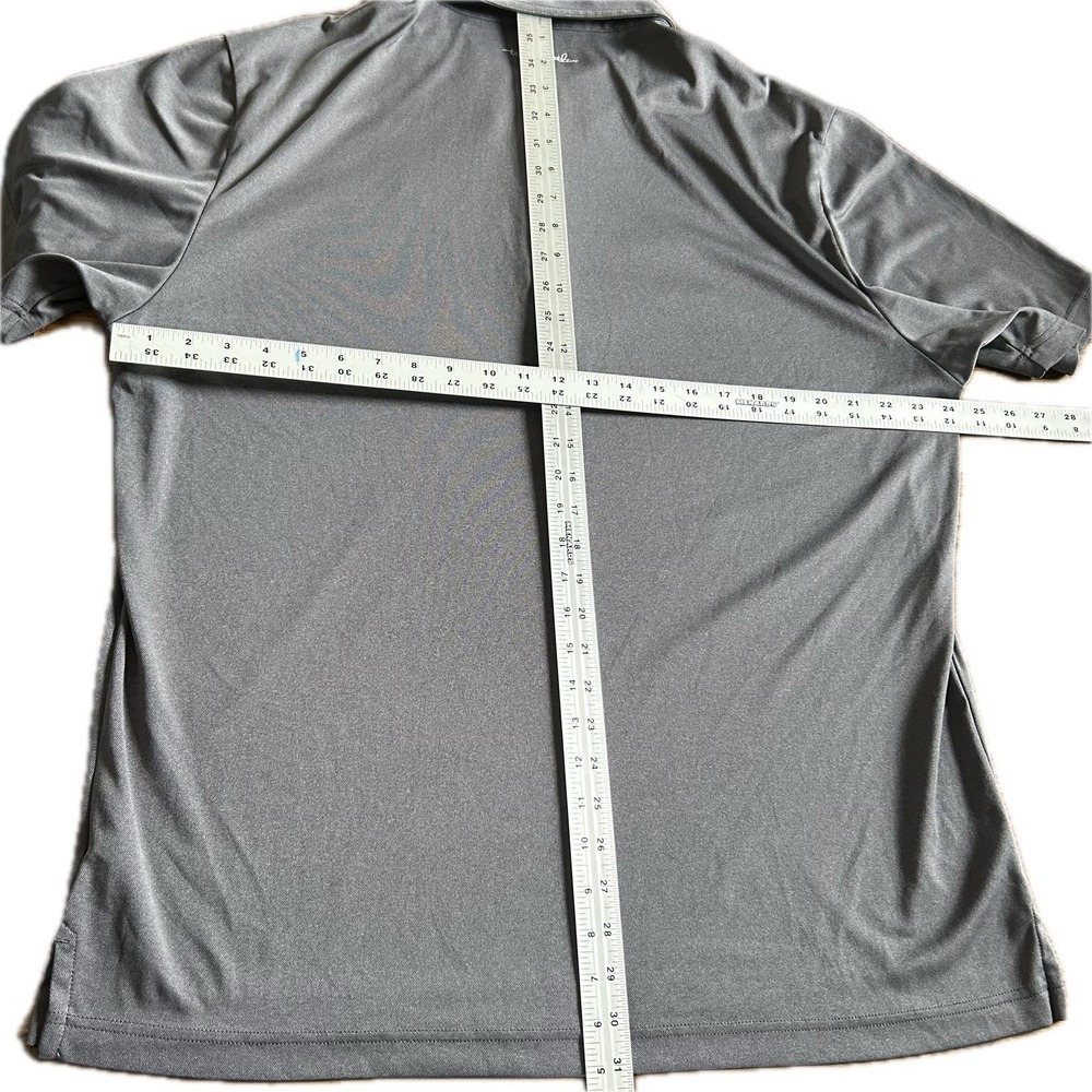 Travis Mathew Men's Short Sleeve Golf Polo Gray Shirt Size XXL Stretch Polyester - Picture 4 of 4